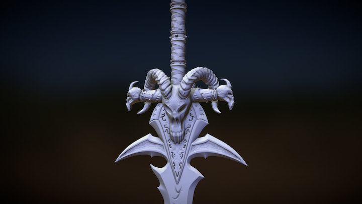 Frostmourne - World of Warcraft 3D Model