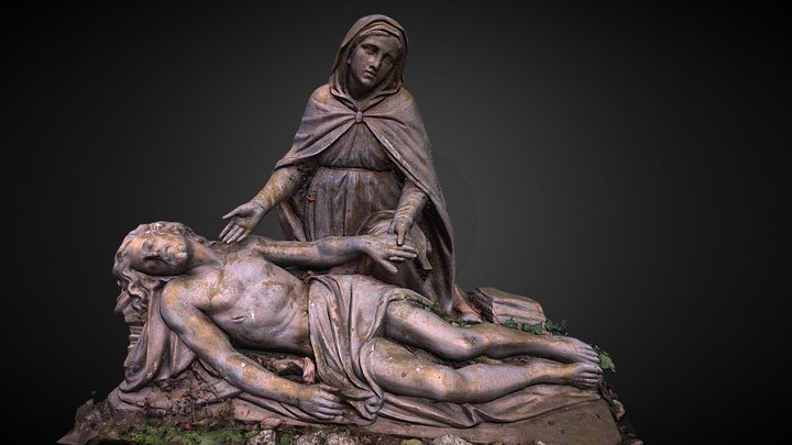 Pietà - Christian sculpture 3D-scan 3D Model