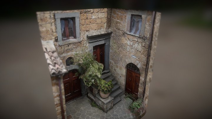 220610 - Civita di Bagnoregio - Rural Diorama 3D Model