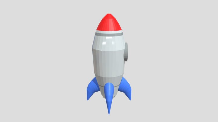 RocketShip 3D Model
