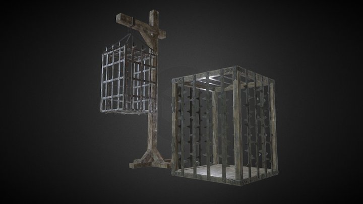 Medieval Cage 3D Model
