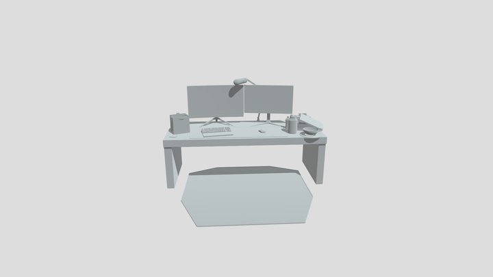 DeskEnvironment 3D Model