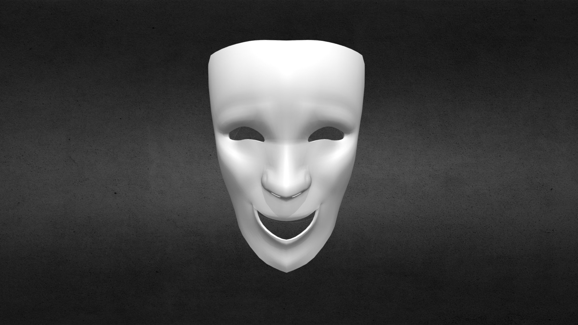 Theatre Mask - 3D model by HarryLFManley [0c9d174] - Sketchfab