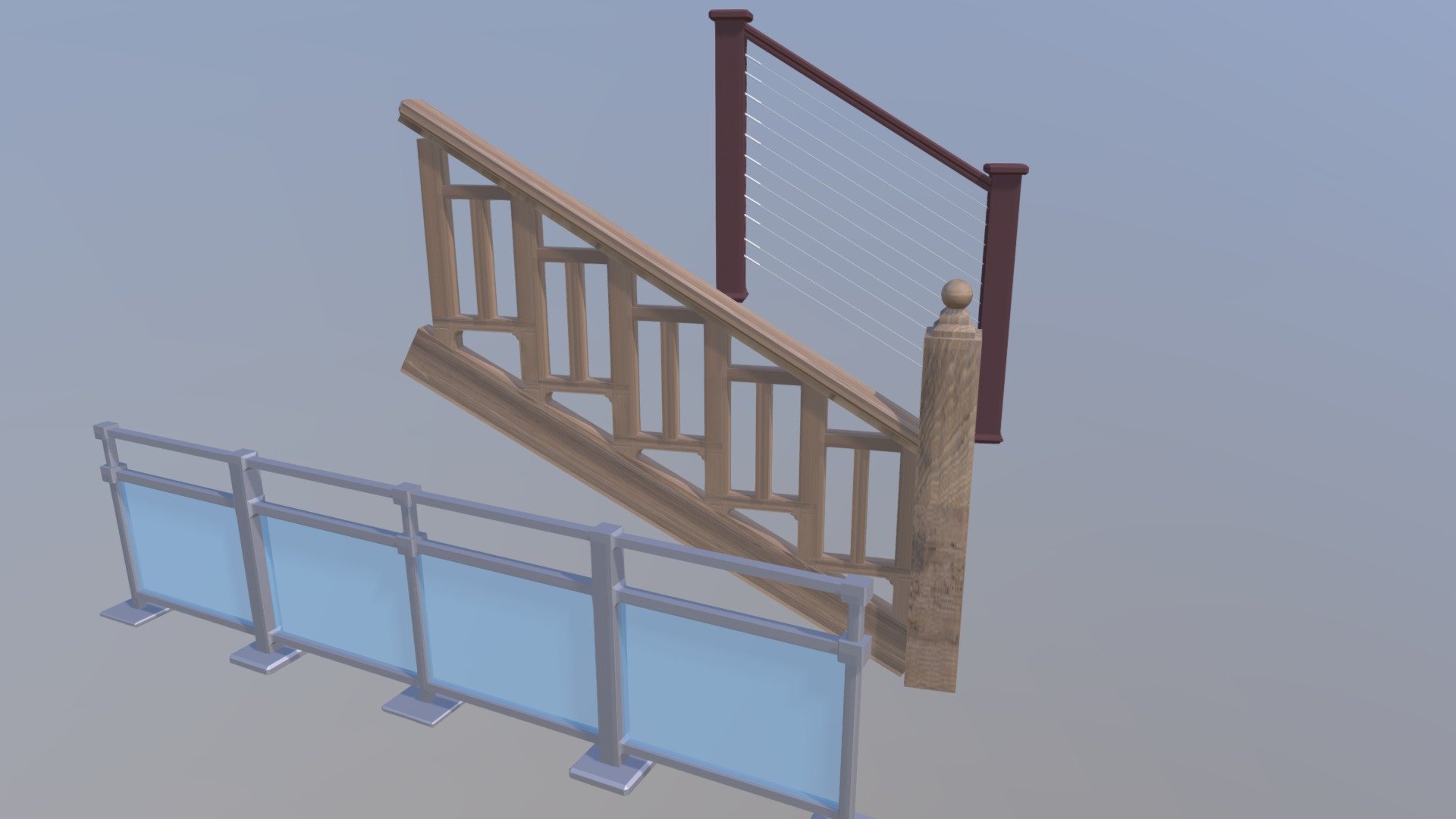 Three Different Types of Railing