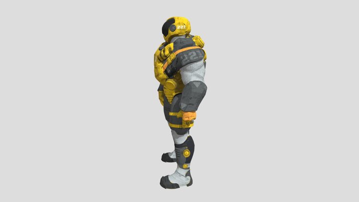 Space Suit 003 3D Model