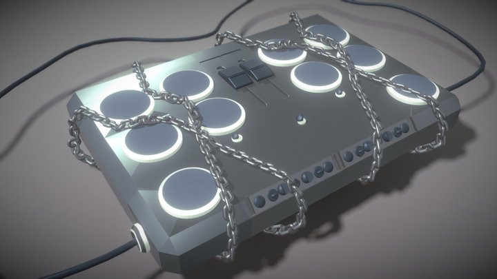 export selectioon pedal model 3D Model