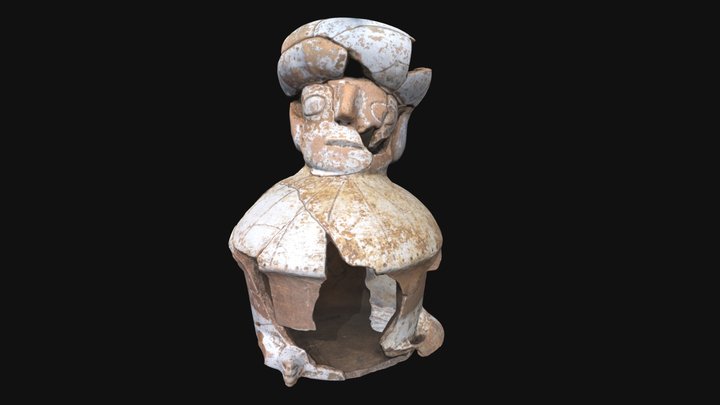 Recuay effigy bottle 3D Model