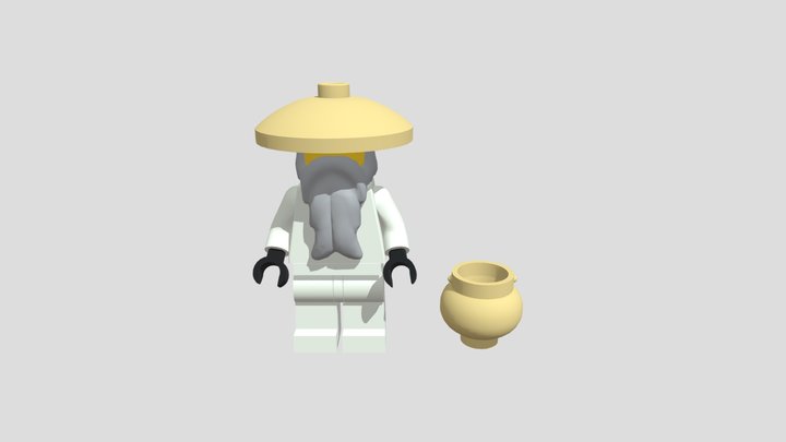 3D model Lego Ninjago Weapon Pack Matchable VR / AR / low-poly