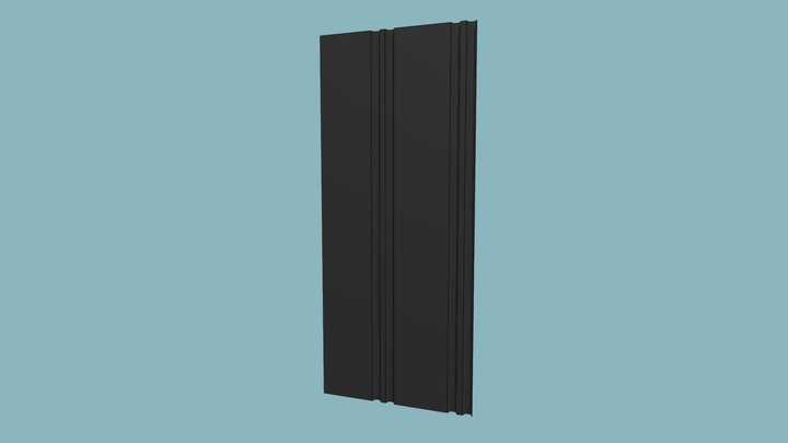 Lambril Frizo Inclinado - Alfechapas 3D Model