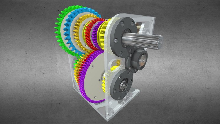 Internal Combustion Engine - Download Free 3D model by T-FLEX CAD ST (Free)  (@tflexcad) [0be463c]