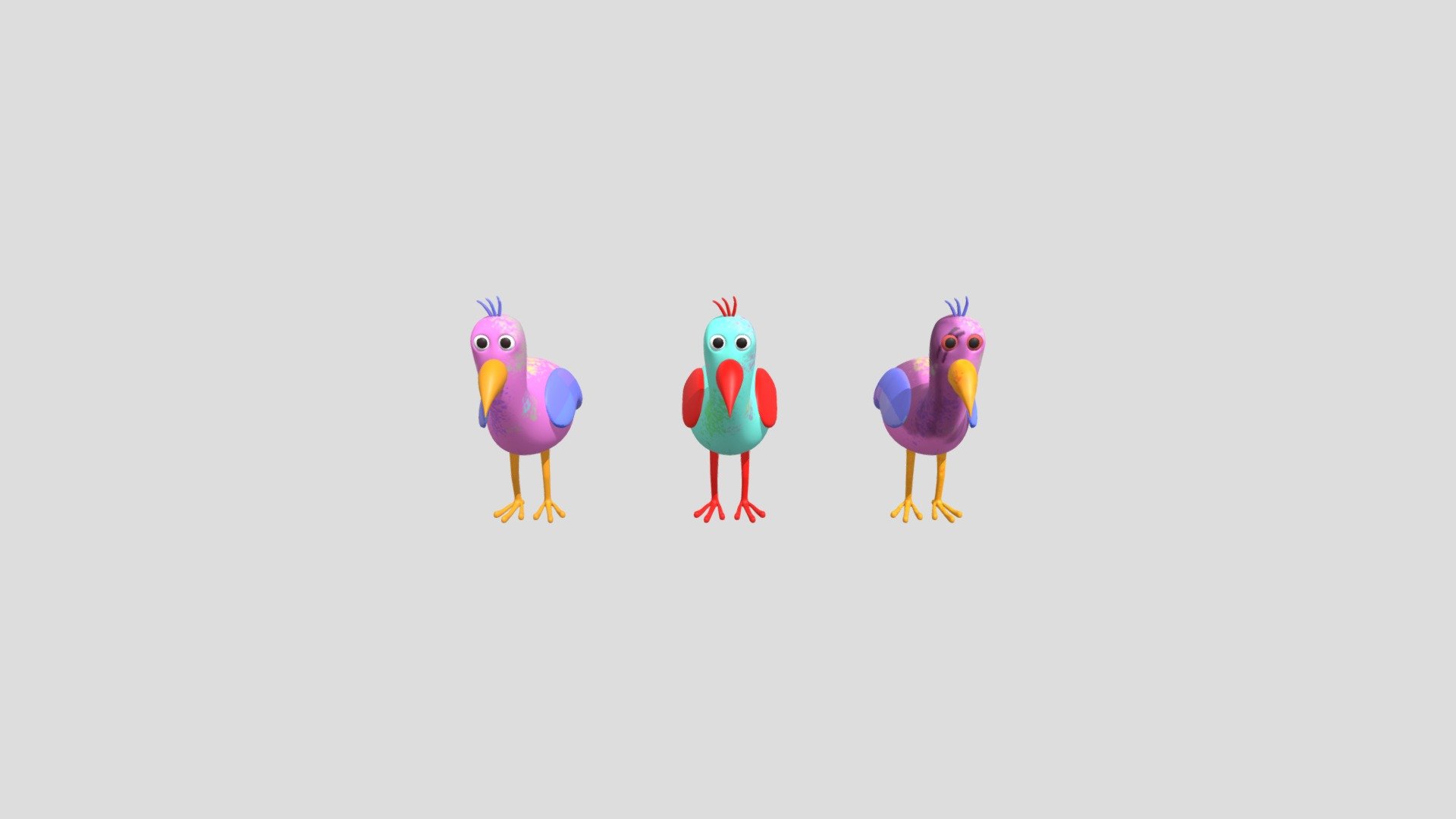 Opila Bird (4K textures pack) - Download Free 3D model by random