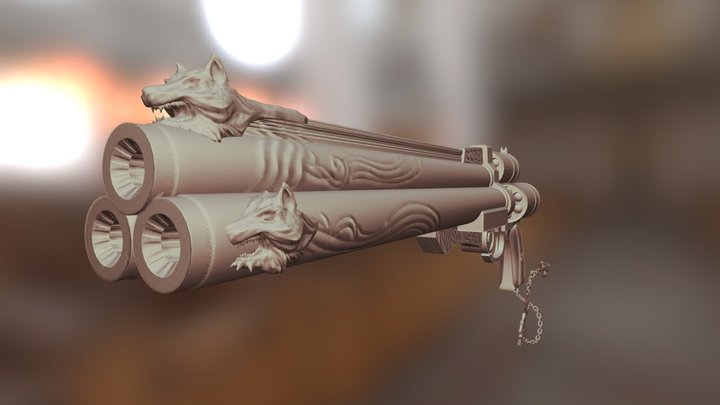 Gun 3D Model
