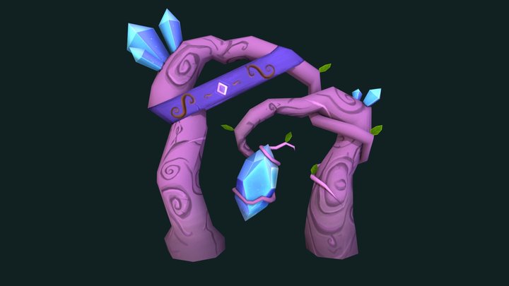 Night elf gem cutter - HEARTHSIGN DAE 3D Model