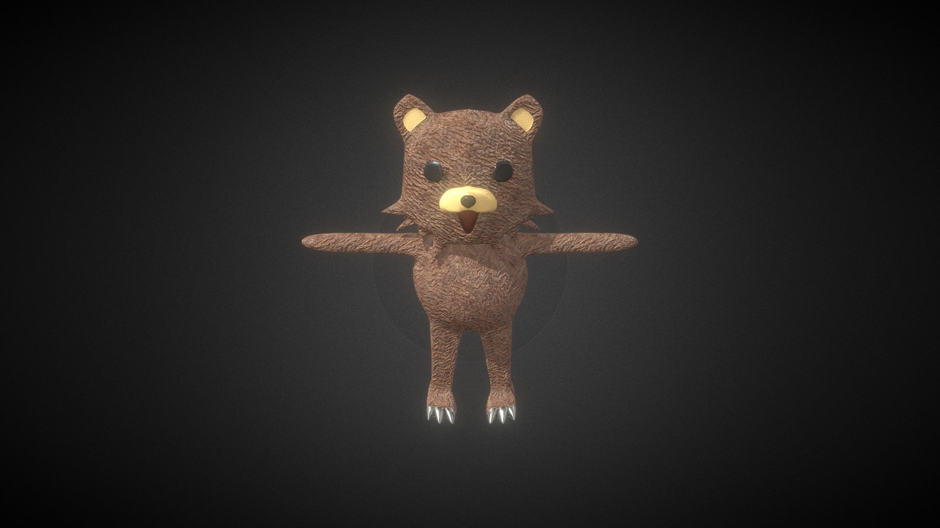 Pedobear 3D Model By Z4042117 0ca2a7f Sketchfab 