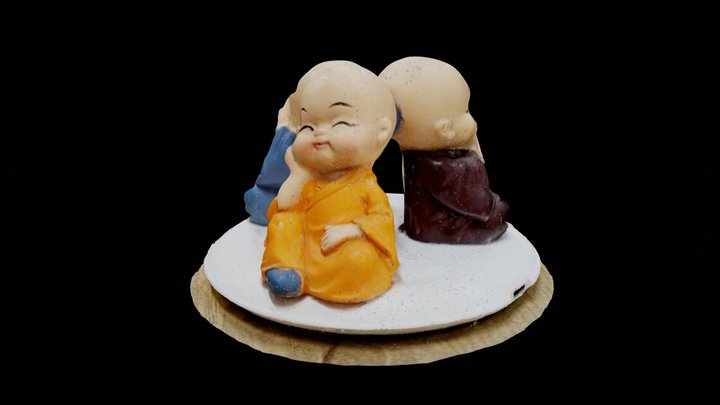 Little monk 3D Model