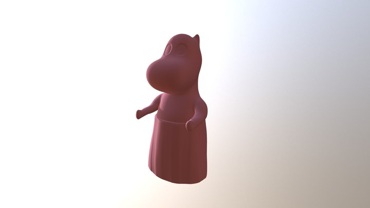 Moomin Mama 3D Model