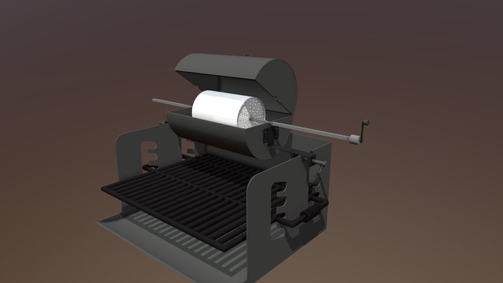 Delta Coffee Roaster 3D Model