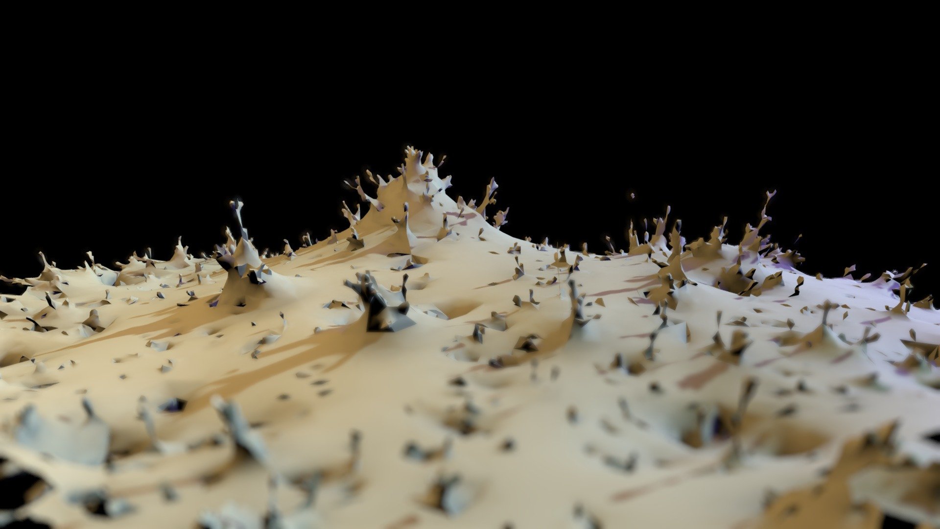 Locally-Brownian Plane