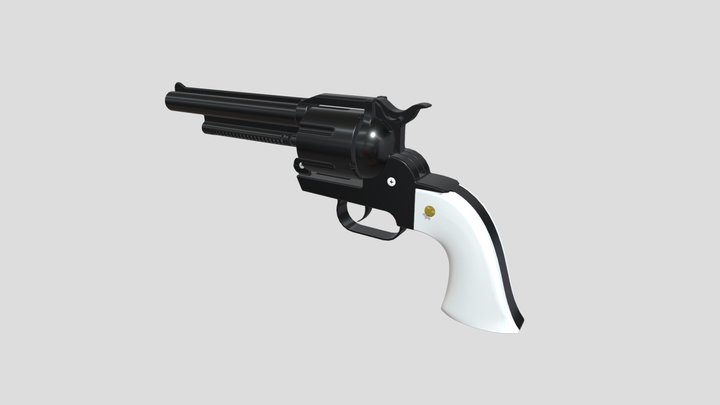 Revolver - Gun 3D Model