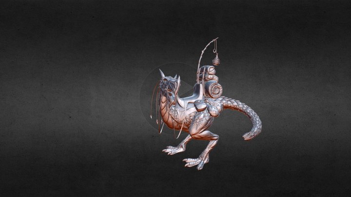 龙骑（dragon riding） 3D Model