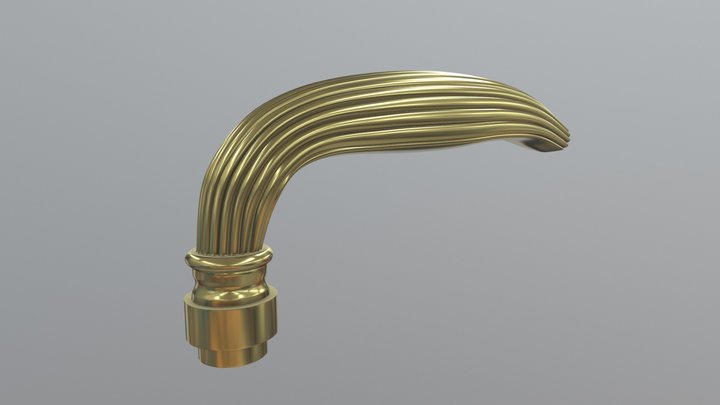 Vervloet - Door handle (Béquille) 2 - SGM 3D Model