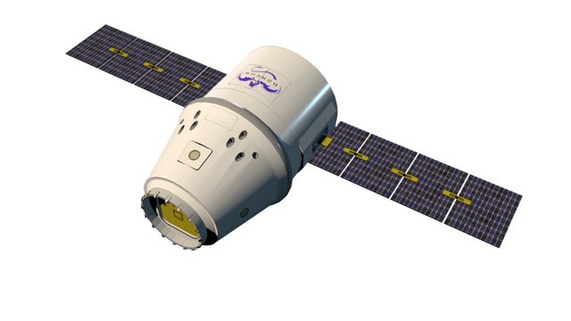 SpaceX Cargo Dragon 3D Model