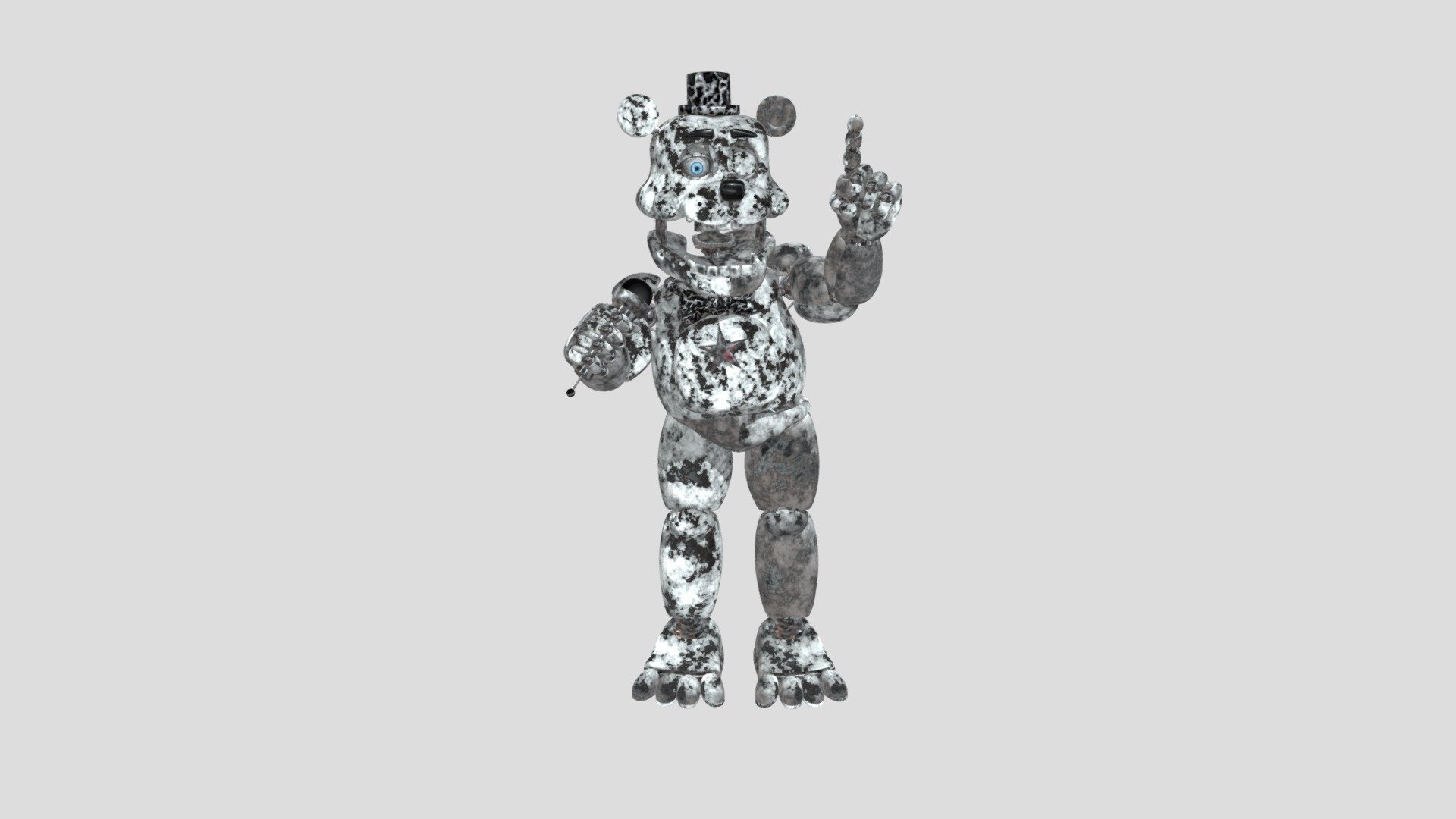 Rockstar Freddy - Download Free 3D model by MrSpringMen