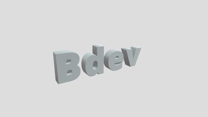 Bdev Test3D 3D Model