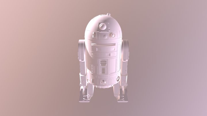 R2-d2 3D Model