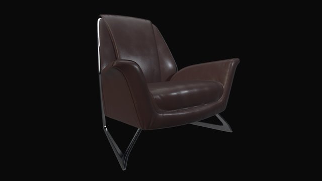 anydrift.com Armchair08 high poly 3D Model