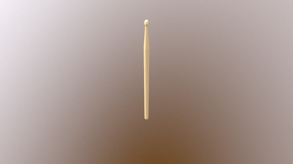 Lowpoly drumstick