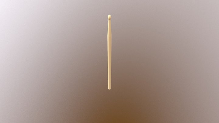 Lowpoly drumstick – Modello 3D gratuito STL