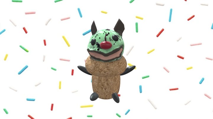 Melting Buddy 3D Model