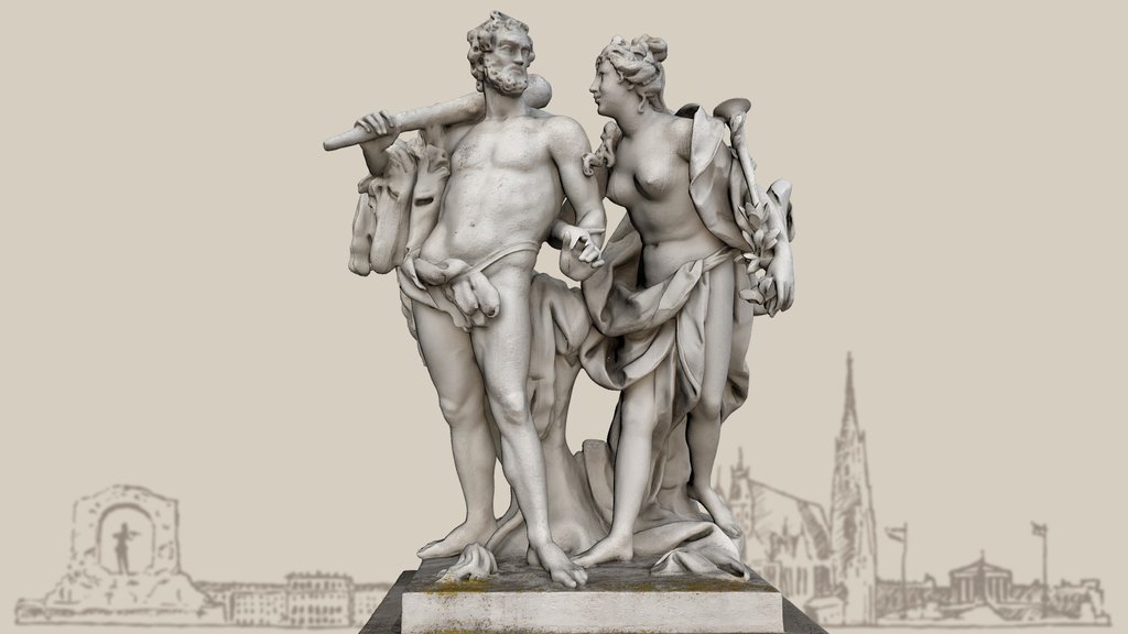 Herkules und Kalliope