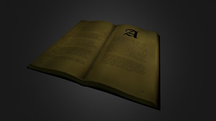 Book 3D Model
