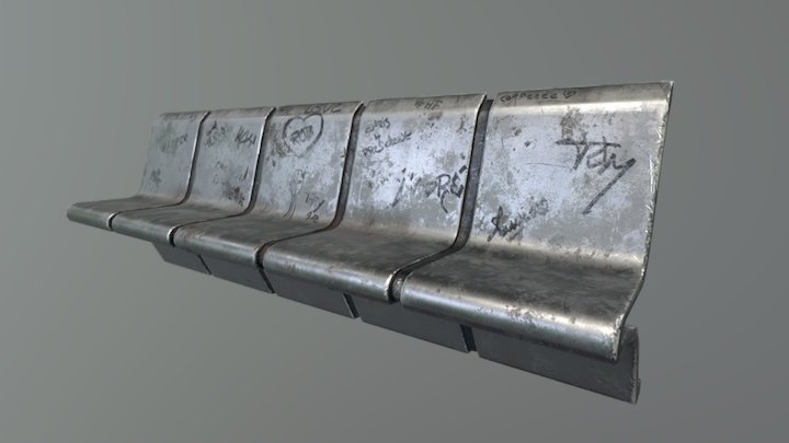Bench - For schoolproject 'They Are' 3D Model