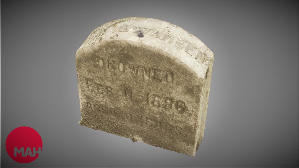 Mary Reed Tombstone - Download Free 3D model by Santa Cruz Museum of ...