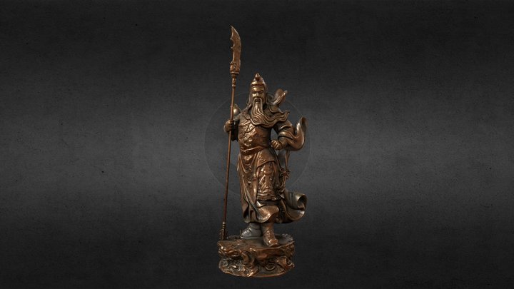 GuanGong-4K-BakeMaterialTest – Free 3D Model STL