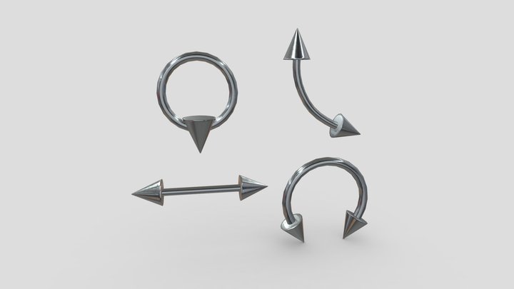 Piercings 2 3D Model