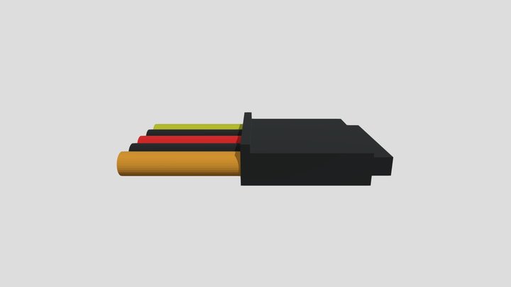 pin sata 3D Model