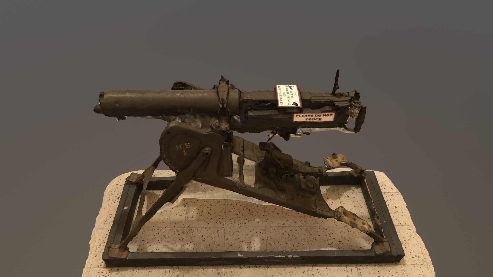 Machine Gun - 3D model by peter54 [0cb0f68] - Sketchfab