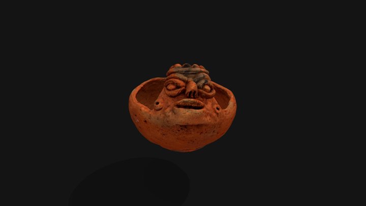 Incensario Lacandon 3D Model