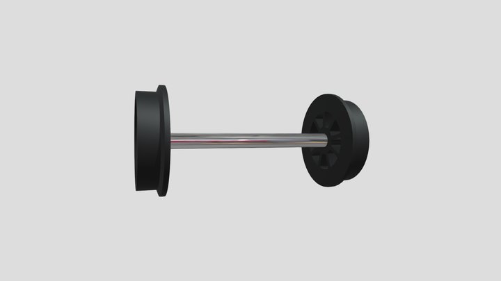 Train Axle 3D Model