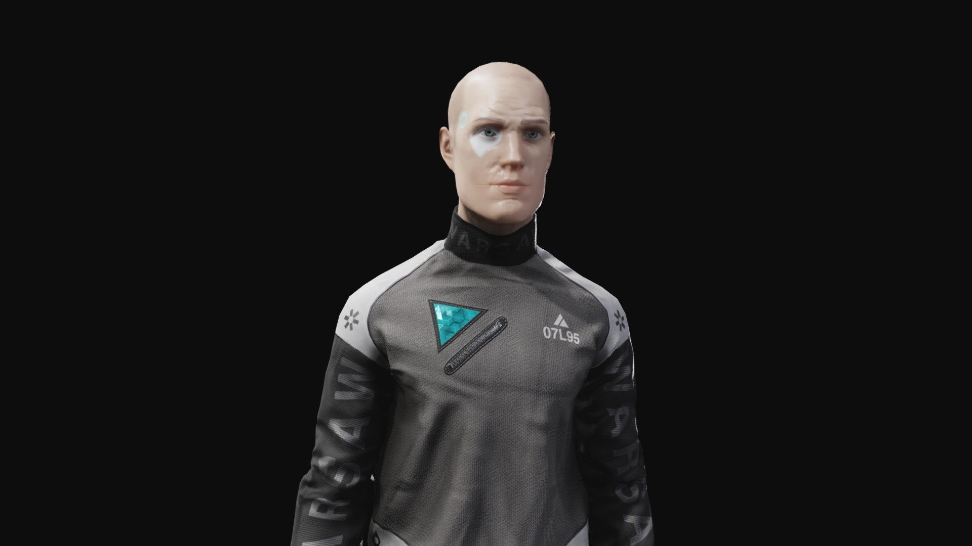 Detroit Become Human Fan Art Android 07l95 3d Model By Hokiroya