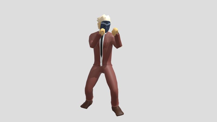 Masked Target Taunts You 3D Model