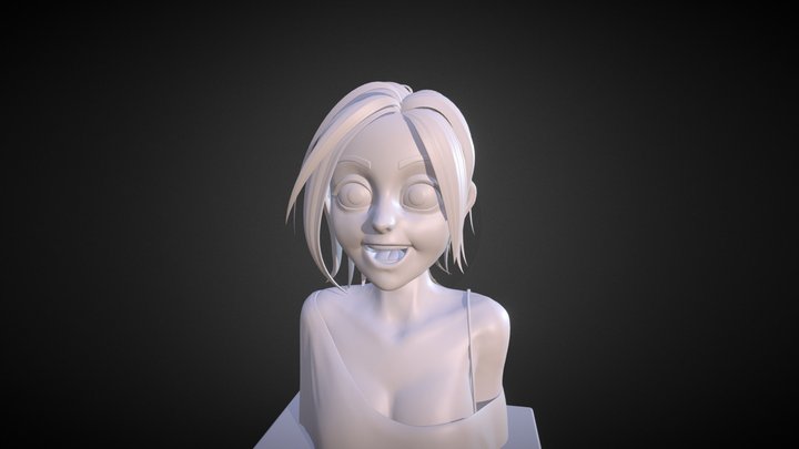 Female Character 3D Model