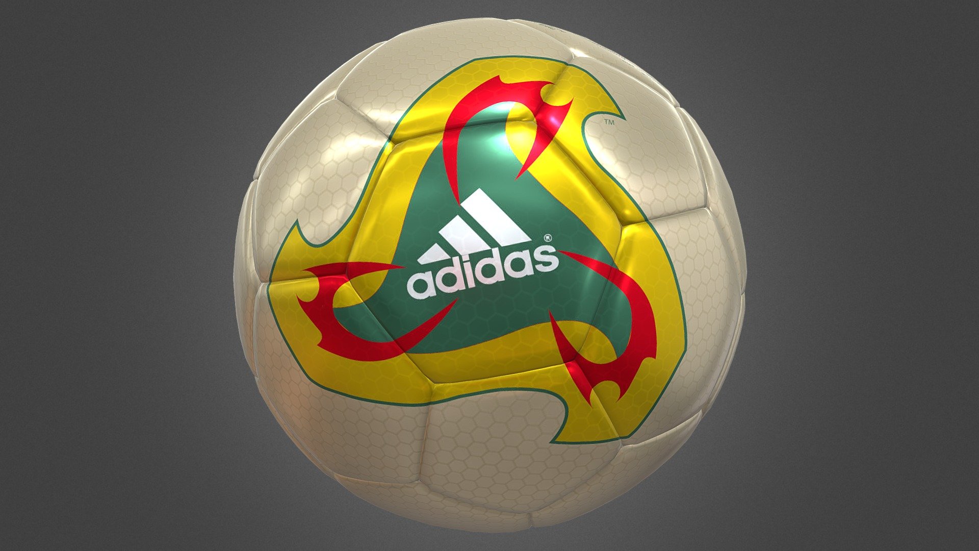 2002 FIFA WORLD CUP BALL FEVERNOVA - 3D model by gusgovea10