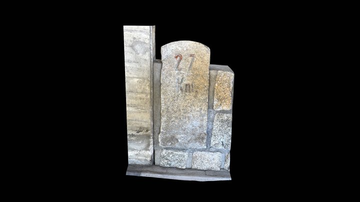 Milestone Wassen - Sustenpass Km 27 – Modelo 3D gratuito STL