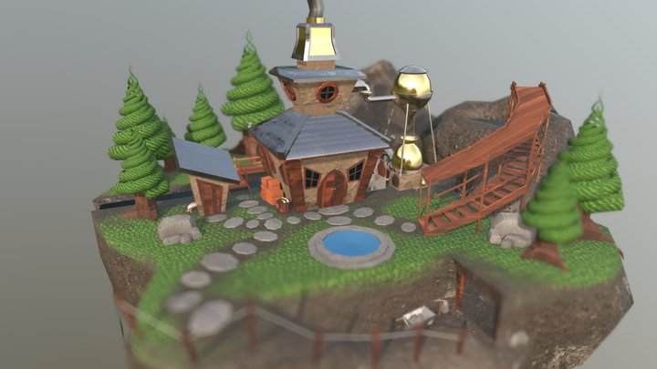 Floating_Island (WIP) 3D Model
