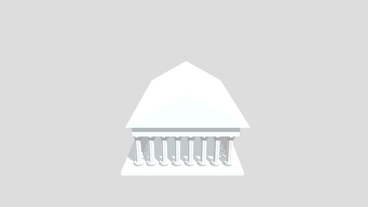 The temple of Zeus 3D Model